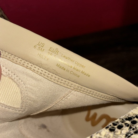 Sam Edelman Hilty snakeskin print ankle boot. Sz 6.5. - Picture 9 of 17